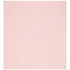 Baby Girls Pink Logo Blanket, 1, hi-res